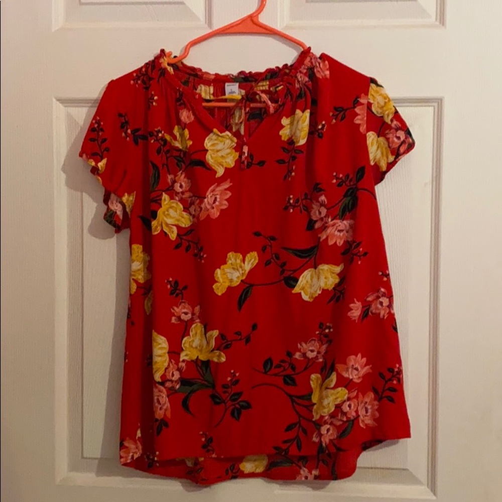 Large floral top